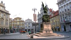Vizualizace návratu sochy maršála Radeckého na Malostranské náměstí.
