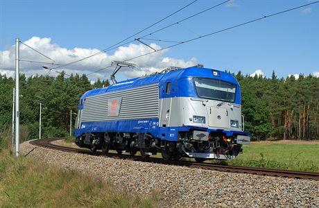 Lokomotiva ady 380 nazývaná Emil Zátopek. Ilustraní foto
