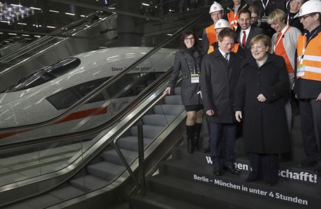 Trasa mezi Berlínem a Mnichovem by mla nov vybudovaným elezniním koridorem...