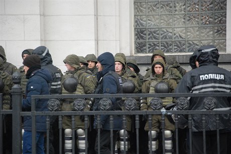 Ukrajinští policisté - ilustrační foto