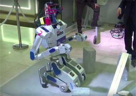 Jihokorejský humanoidní robot Hubo bude pomáhat bhem olympijských her...