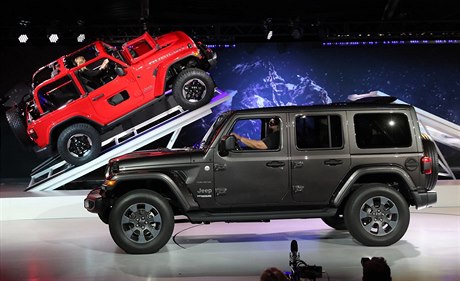 Ukázka vozů Jeep Wrangler