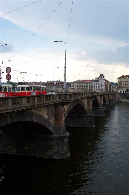 Palackého most v Praze.