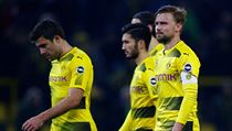 Borussia Dortmund vs Werder Brmy. Zklaman hri domcho celku po zpase.