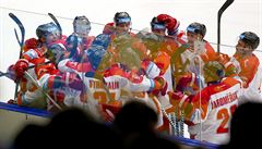 Utkání 27. kola hokejové extraligy: Piráti Chomutov - HC Olomouc. Olomoutí...