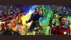 Promo plakát ke snímku Avengers: Infinity War.