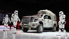 Nissan pedvedl svj pickup Titan ve verzi Star Wars.