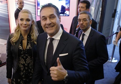 Lídr pravicové strany Svobodných Heinz-Christian Strache.