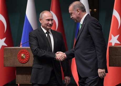 Putin a Erdogan se na schzce v Ankae shodli, e uznání Jeruzaléma...