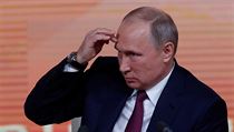 Putin pi kadoron bilann tiskovce v Moskv.