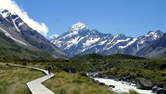 Procházka k Mount Cook, Nový Zéland