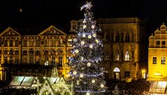 Vánoční strom na Staroměstském náměstí v Praze. | na serveru Lidovky.cz | aktuální zprávy
