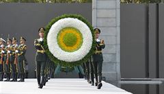 Vzpomínkový ceremoniál k 80. výroí od Nankingského masakru.