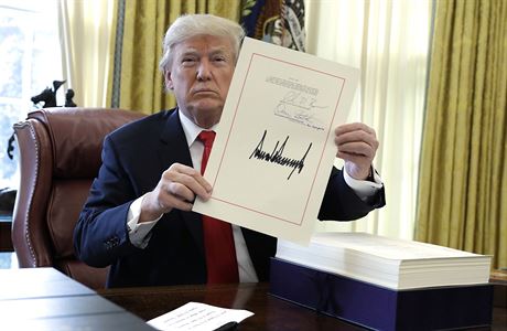 Donald Trump podepsal pelomovou daovou reformu.
