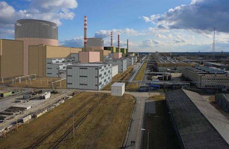Vizualizace maarské jaderné elektrárny Paks II.