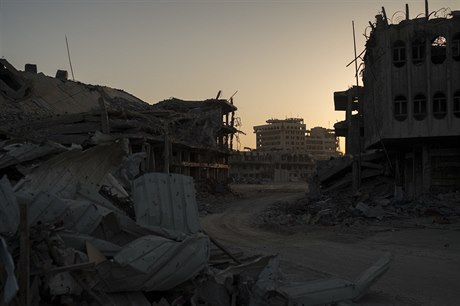Trosky budov v Mosulu (ilustraní foto).