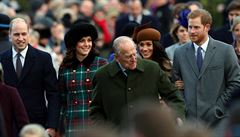 Britský princ William s manekou Kate a princ Harry se snoubenkou Meghan Markle...