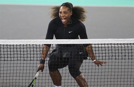 Serena Williamsová po svém návratu na kurty.