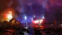 Oslavy Nového roku v Sydney.