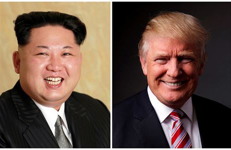 Severokorejský vdce Kim ong-un a americký prezident Donald Trump.