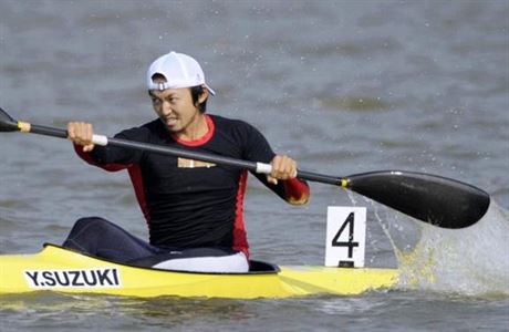 Japonský kanoista Jasuhiro Suzuki.