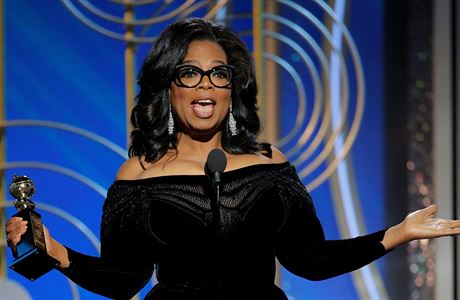 Oprah Winfreyov na Zlatch glbech.