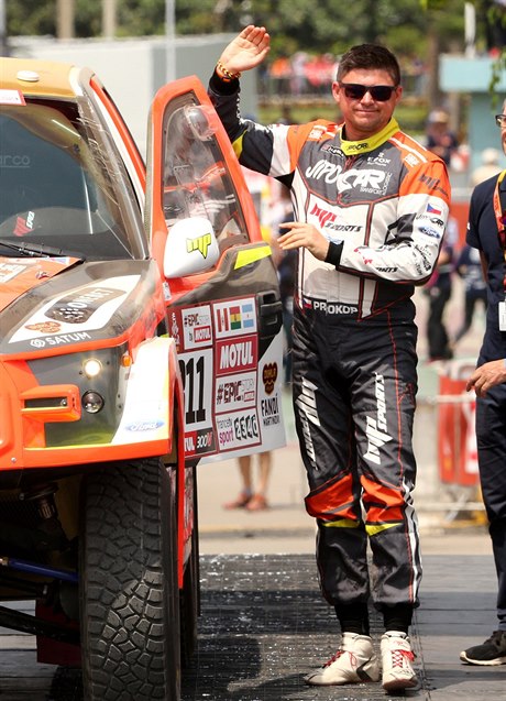 Martin Prokop na startu Rally Dakar 2018.