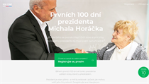 Web 100 dní Michala Horáčka