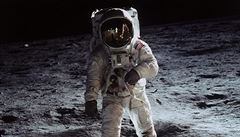NASA: Buzz Aldrin na Msíci 20. ervence 1969. Kosmonauta nemohl vyfotit nikdo...