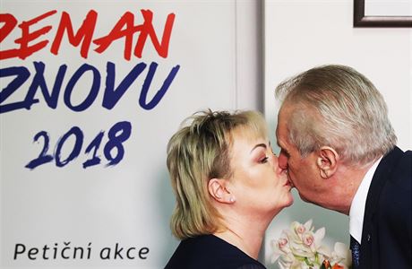 Zeman se svou manelkou