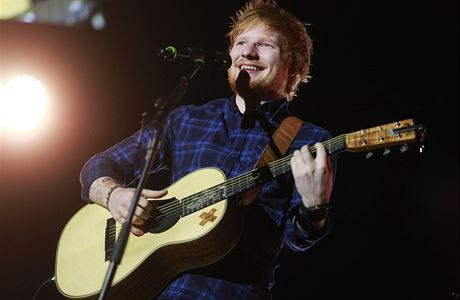 Ed Sheeran pi praskm koncert v Tipsport aren.