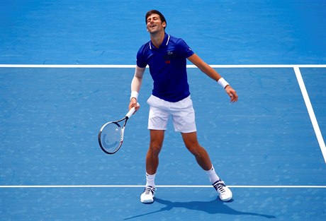 Novak Djokovič loni na Wimbledonu.