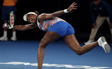 Američanka Venus Williamsová v 1. kole Australian Open.