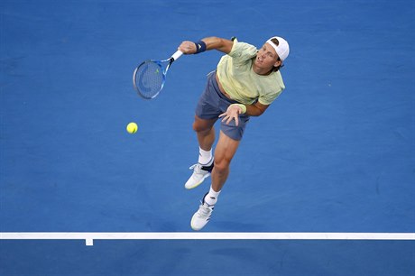 Tomáš Berdych v prvním kole Australian Open.