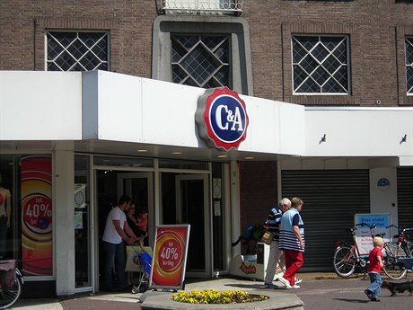 Poboka C&A v nizozemském mst Zutphen.
