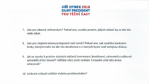 Otevřený dopis Jiřího Hynka adresovaný Miloši Zemanovi.
