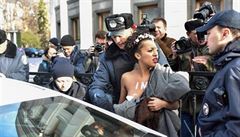 Angelina Diash, která je lenkou Femen.