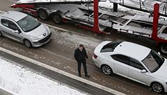 Na dálnici D1 se před nehodou tvoří kolony. Řidiči čekají na uvolnění. | na serveru Lidovky.cz | aktuální zprávy