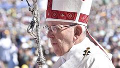 Pape Frantiek na návtv v Chile.