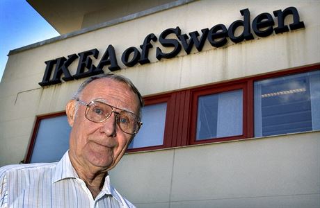Ingvar Kamprad, zakladatel firmy IKEA.