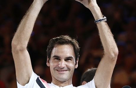 Roger Federer s pohr pro vtze Australian Open.