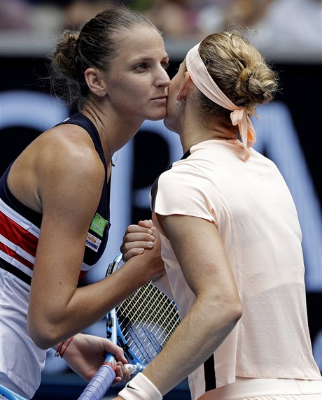 Karolína Plíšková zvítězila na Australian Open nad Lucií Šafářovou.