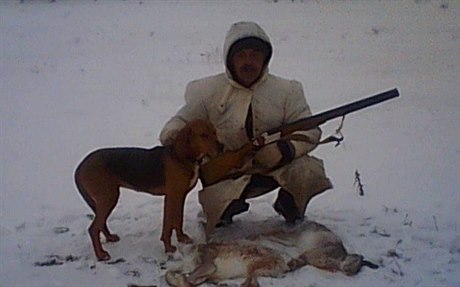 Sergej Terechov po lovu.