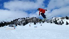 Snowpark Penken patí k nelepím v Alpách a kadoron se tu schází nelepí...