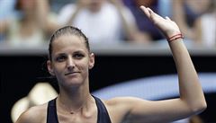 Karolína Plíková po výhe nad Lucií afáovou na Australian Open.