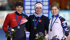 Zleva: Karolína Erbanová, Vanessa Herzogová a Olga Fatkulinová, medailistky ze... | na serveru Lidovky.cz | aktuální zprávy