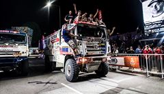 Rallye Dakar - 14. etapa Córdoba - Córdoba. Kamion Tatra Phoenix týmu Buggyra...