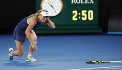 Dánka Caroline Wozniacká slaví grandslamový triumf na Australian Open.