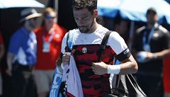 Fabio Fognini po prohe s Tomáem Berdychem.