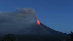 Sopka Mayon na Filipínách.